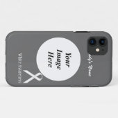 White Standard Ribbon door Kenneth Yoncich Case-Mate iPhone Case (Achterkant (horizontaal))