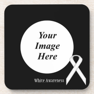 White Standard Ribbon door Kenneth Yoncich Drankjes Onderzetter