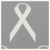 White Standard Ribbon Stof (Close Up)