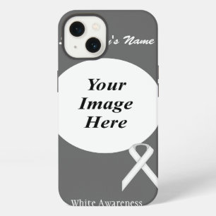 White Standard Ribbon Tmpl van Kenneth Yoncich iPhone 13 Hoesje
