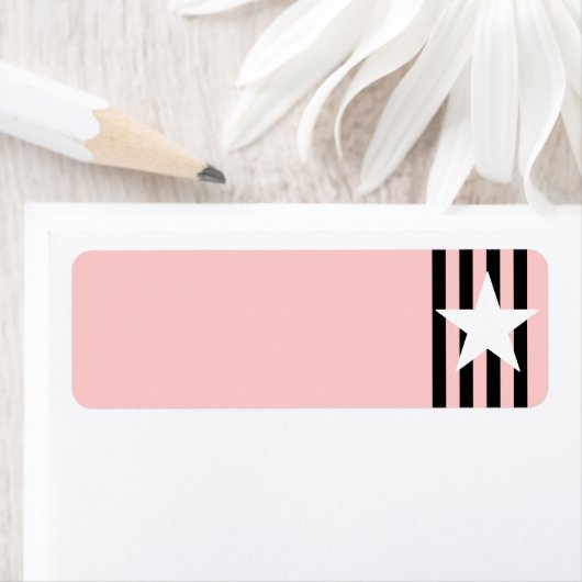 White Star Black Stripes Label (Insitu)