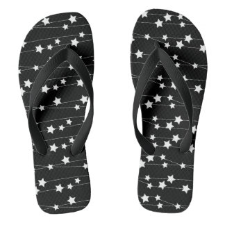 White Star Black Teenslippers
