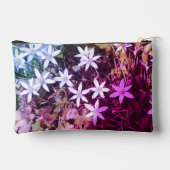 White Star Flower kleine accessoire zak Etui (Achterkant)
