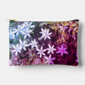 White Star Flower kleine accessoire zak Etui (Voorkant)