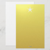 White Star Gold-papier Briefpapier (Voorkant / Achterkant)