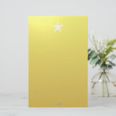 White Star Gold-papier Briefpapier (Staand voorkant)