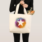 White Star Grote Tote Bag (Voorkant (product))