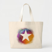 White Star Grote Tote Bag (Voorkant)