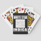 WHITE STAR INDICA POKERKAARTEN (Achterkant)
