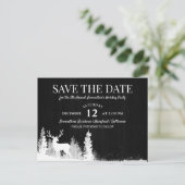 White Star Kerstfeest Bewaar de datum Aankondigingskaart (Staand voorkant)