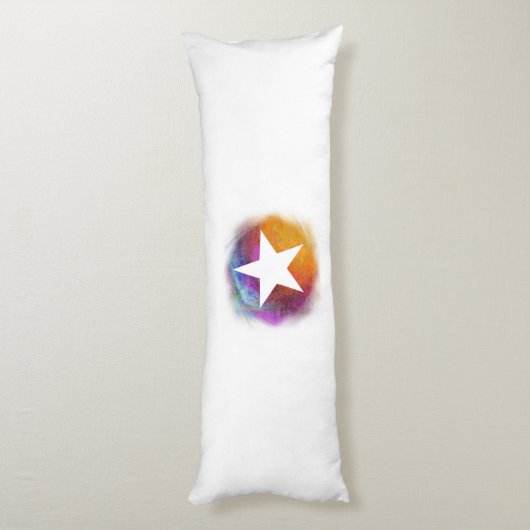 White Star Lichaamskussen (Achterkant (Verticaal))