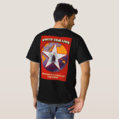 White Star lijn Cruise scheepvaart reclame. T-shirt (Achterkant volledig)