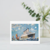 White Star Line Briefkaart (Staand voorkant)