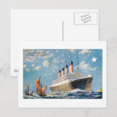 White Star Line Briefkaart (Voorkant / Achterkant)