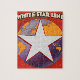 White Star Line Cruise ship commercial. Jigzaag Pu Legpuzzel