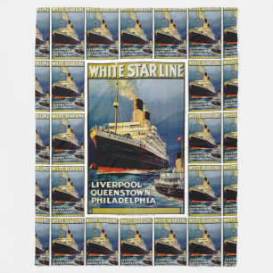 White Star Line Fleece Deken