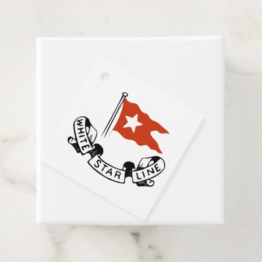 White Star Line Logo Bedankjes Labels (In situ)