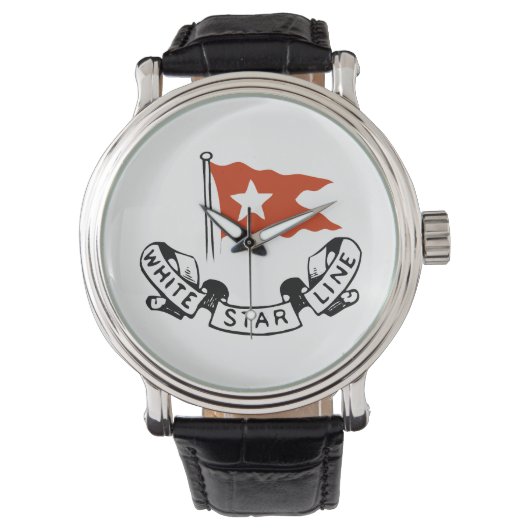 White Star Line Logo Horloge (Voorkant)
