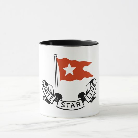White Star Line Logo Mok (Midden)