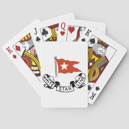 White Star Line Logo Pokerkaarten (Achterkant)