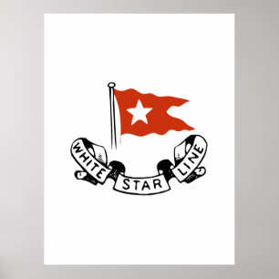 White Star Line-logo Poster