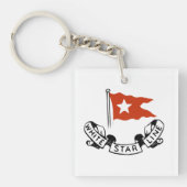 White Star Line Logo Sleutelhanger (voorkant)