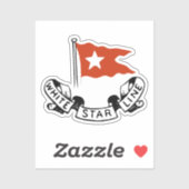 White Star Line Logo Sticker (Vel)