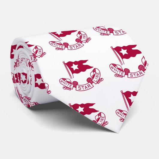 White Star Line logo Stropdas (Opgerold)