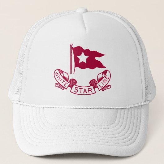 White Star Line logo Trucker Pet (Voorkant)