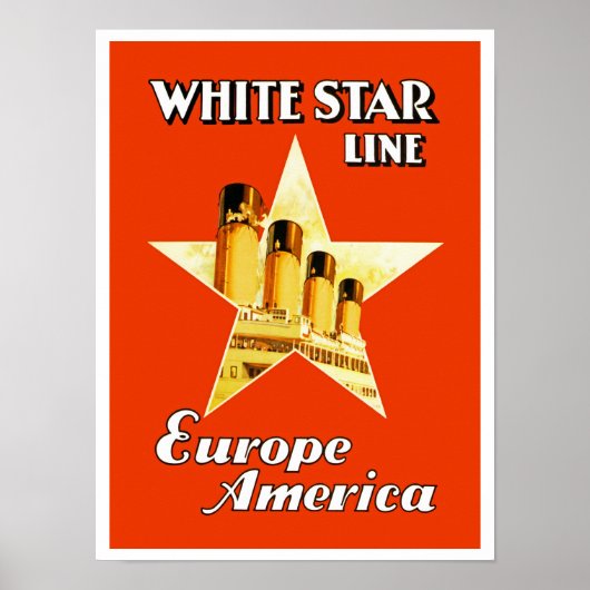 White Star Line Poster (Voorkant)