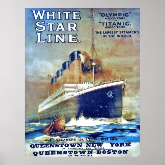 White Star Line Poster (Voorkant)