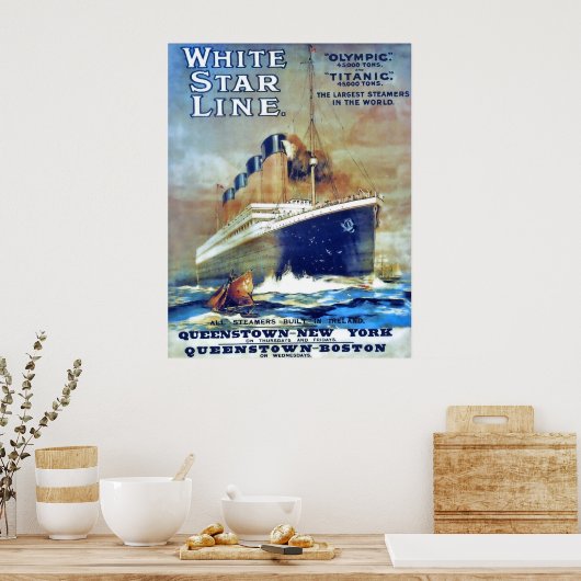 White Star Line Poster (Keuken)