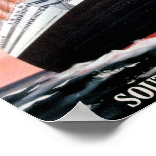 White Star Line RMS Titanic - het schip van dromen Poster (Hoek)