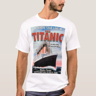 White Star Line RMS Titanic - het schip van dromen T-shirt