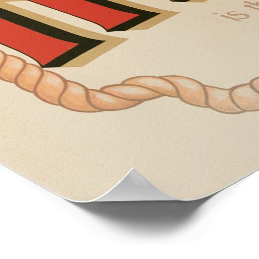 White Star Line RMS Titanic Poster (Hoek)