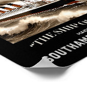 White Star Line Rms Titanic Ship Boys Kids Men  Poster (Hoek)