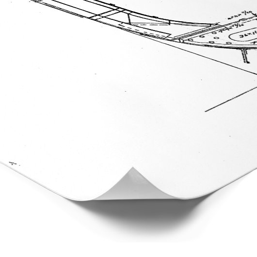 White Star Line S.S. Olympic Half Section 1913 Poster (Hoek)