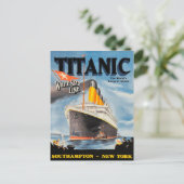White Star Line Titanic AD Briefkaart (Staand voorkant)