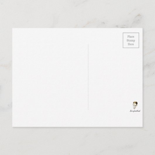 White Star Line Titanic Art Briefkaart (Achterkant)