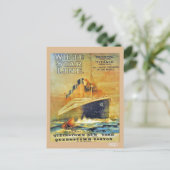 White Star Line Titanic & Olympic en Briefkaart (Staand voorkant)