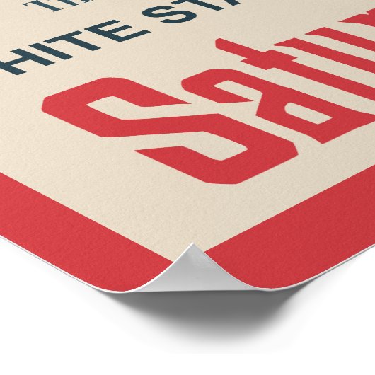 WHITE STAR LINE (Titanic) Poster (Hoek)