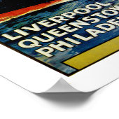 White Star Line tot Philadelphia Poster (Hoek)