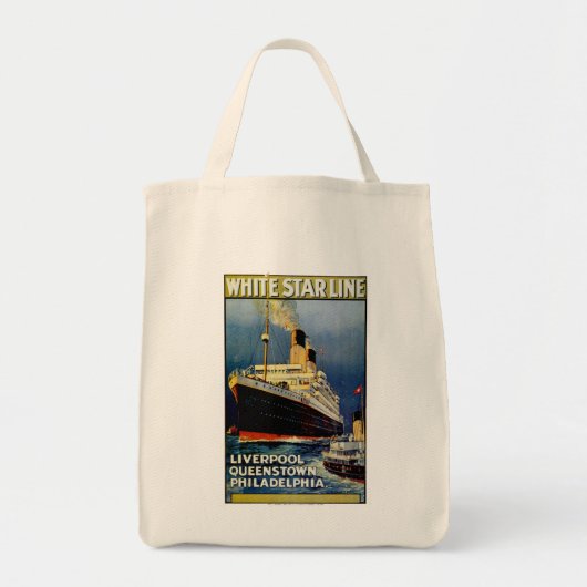 White Star Line Tote Bag (Voorkant)