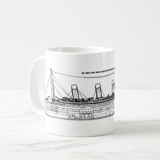 White Star Liners Mok (Voorkant links)