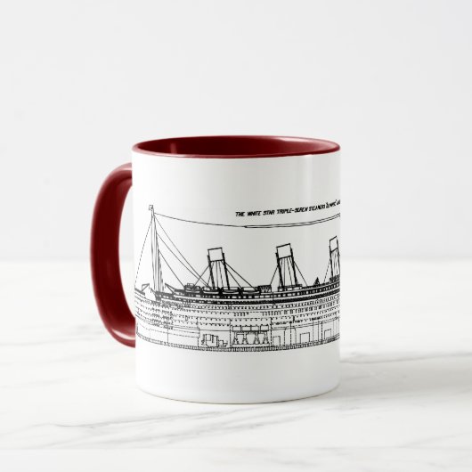 White Star Liners Mok (Voorkant links)