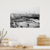 White Star Line's Pier Poster (Keuken)