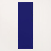 White Star Pattern on Navy Blue Yogamat (Achterkant)