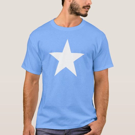 White Star / Somalië - Patriottisch T-shirt T-shir (Voorkant)