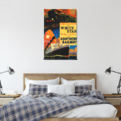 White Star SR  PosterEurope Canvas Afdruk (Insitu (Slaapkamer))