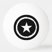 White Star Symbol, symbool voor patriottisch milit Pingpongbal (Voorkant)